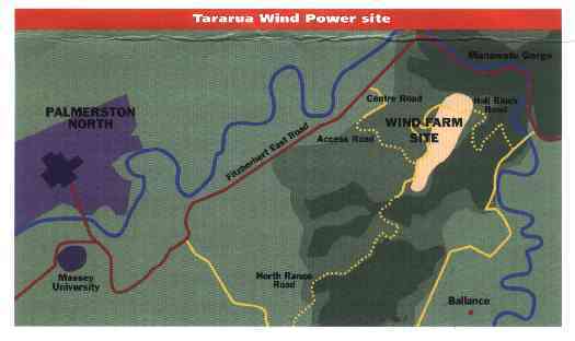 Location of Wind Farm