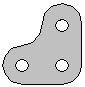 1" Corner Bracket part 133a