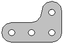 Long Corner Bracket part 133b
