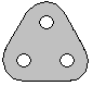 1" Triangular Plate part 77
